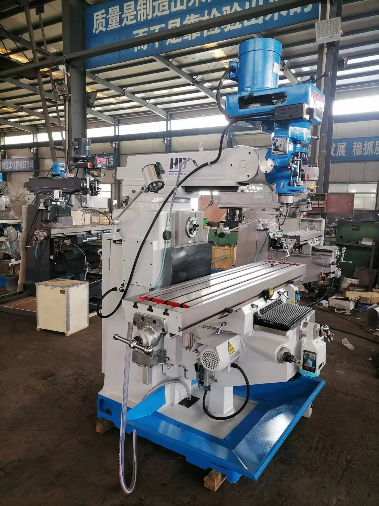 Vertical Milling Machine Knee-type Turret Milling Machine Hot Product ...