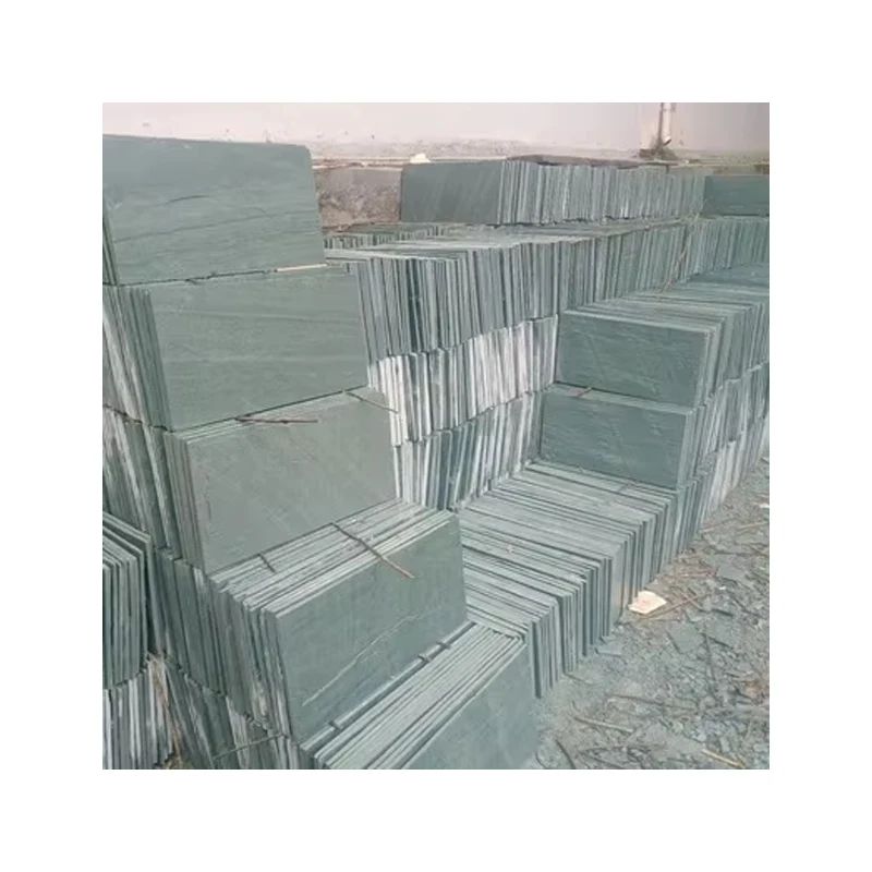 Green Slate Bluestone Cultural Stone Natural Green Slate Outdoor Garden Landscape Garden Antique Paving Stone Non-Slip