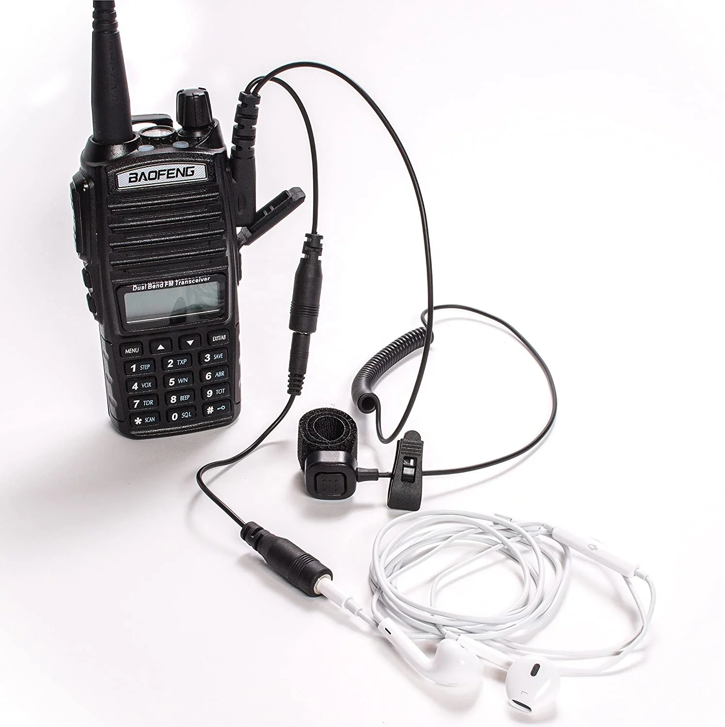 Aazon.co: BTECH Universal 2-Pin K1 To 3.5 Audio Adapter With One-Touch PTT – Preiu...