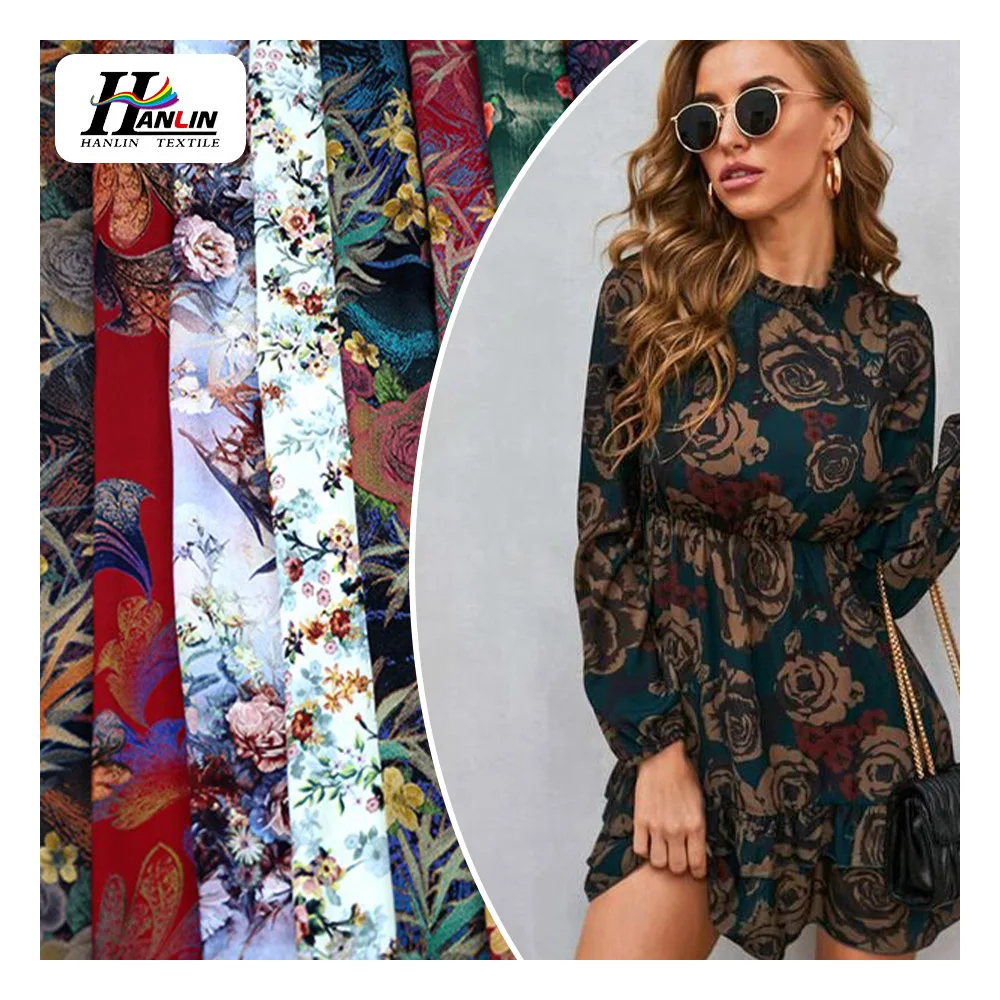 Тканая ткань из 100% вискозы с Африканским принтом