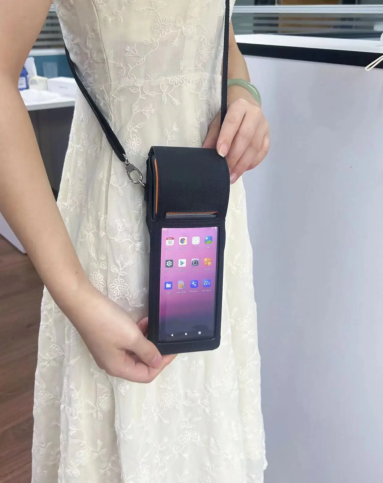 Handy Pocket Pos Machine Small Mini Pos Terminal Money Collection Android System Mobile Payment Pos