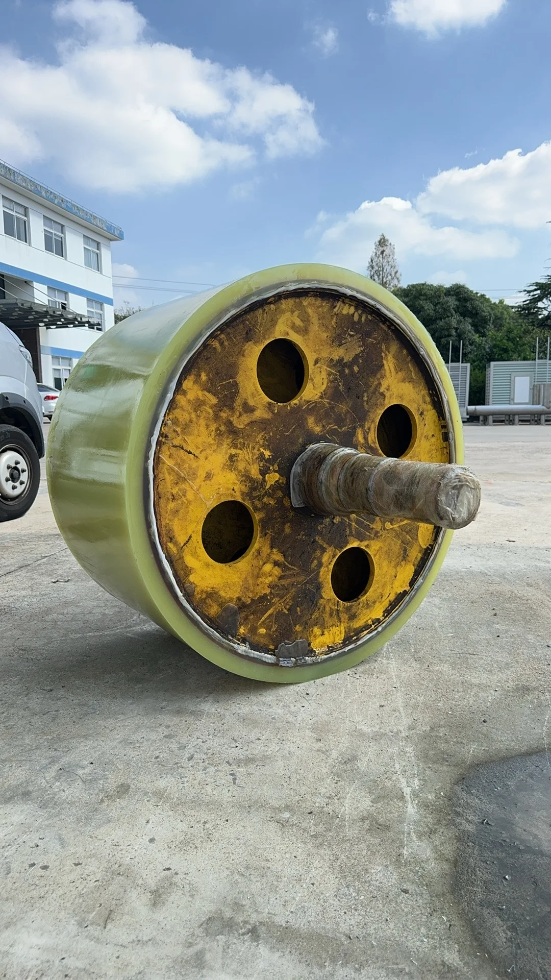 Anti-Static V-Type Polyurethane Rubber Rollers for Logistics & Labeling Machines PU PU Rubber Rollers factory