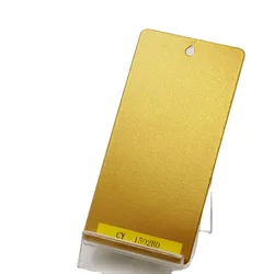 Китай, равномерное металлическое золото, желтое порошковое покрытие, распылитель краски, наружное полиэфирное порошковое покрытие