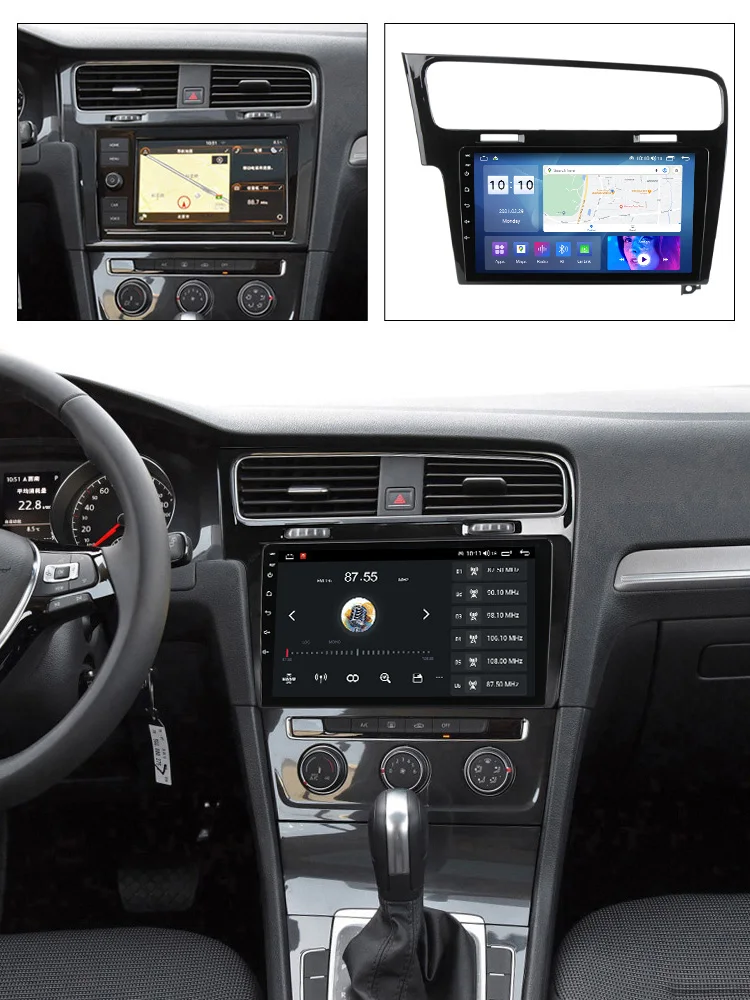 Android Auto Radio Carplay Volkswagen Golf 7 2013-2017