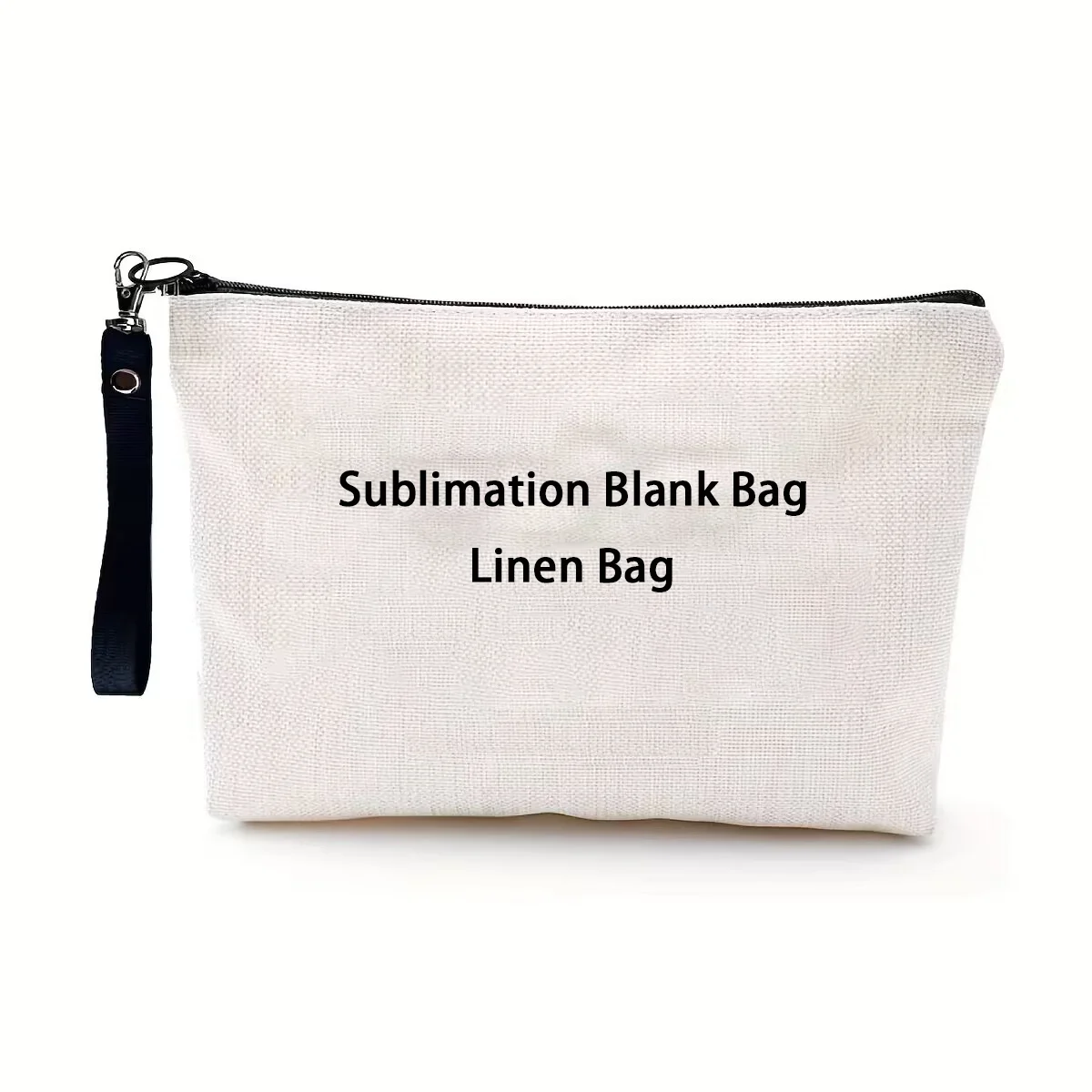 Customizable Sublimation Blank Linen Makeup Bag DIY Gifts