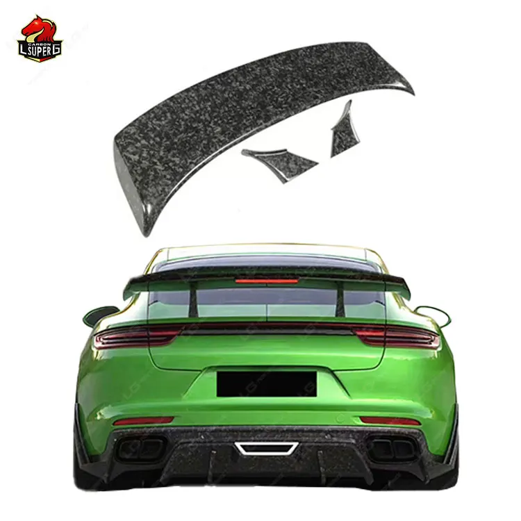SD Style Forged Carbon Spoiler For Porsche Panamera 971 Modified Forged ...
