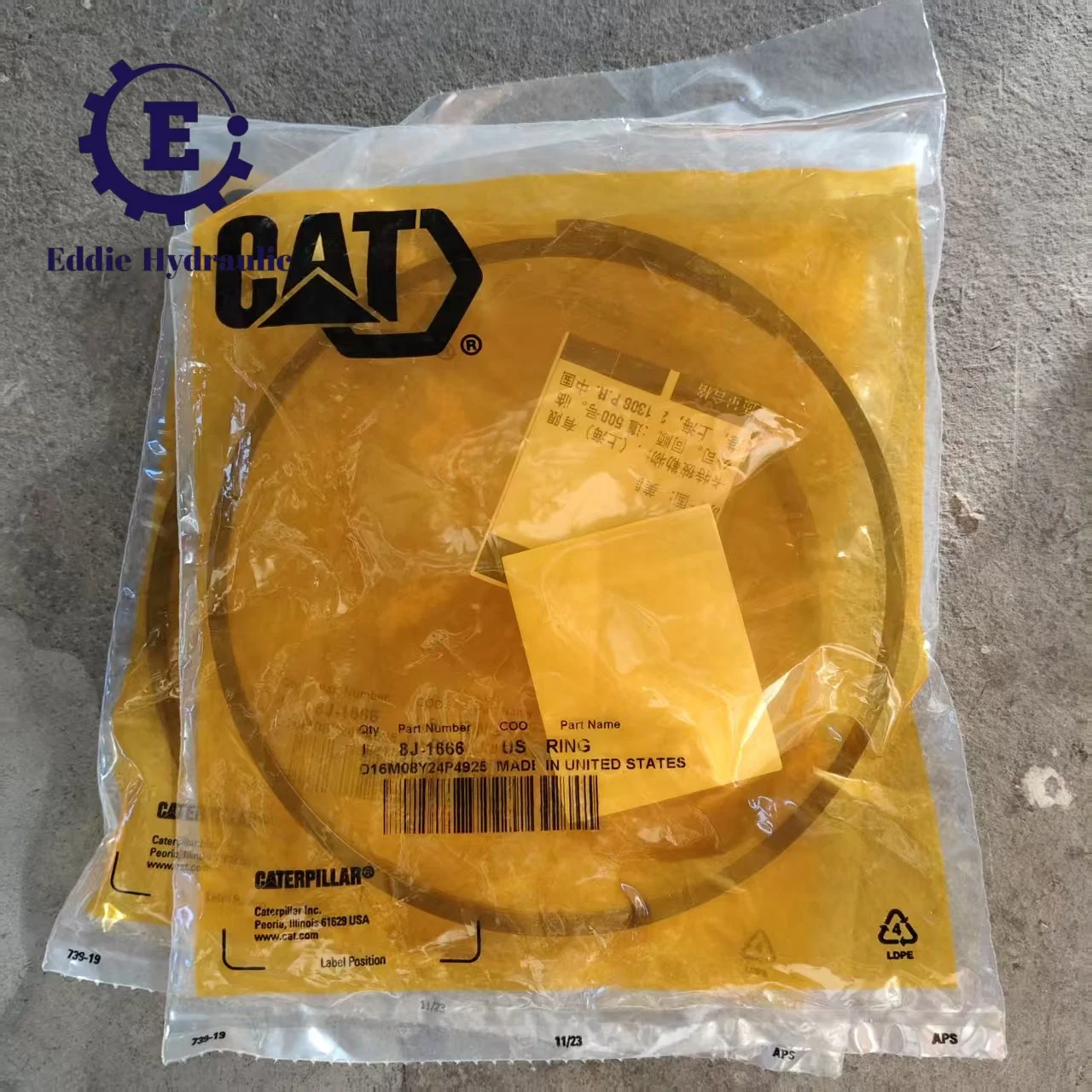 Construction Machinery Parts 8j-1666 9X-8259 Seal Ring for