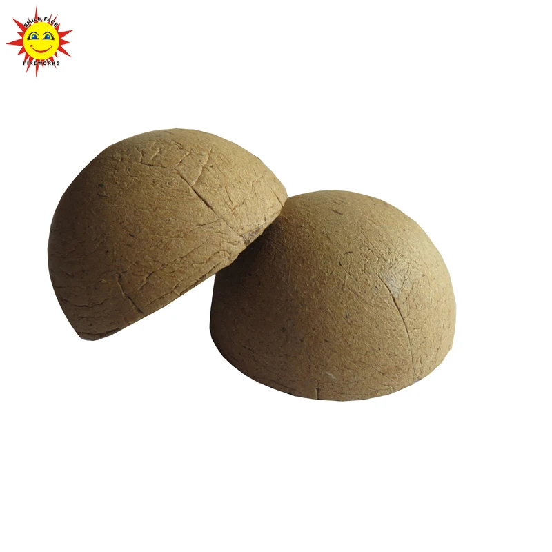 3 Inch Display Shell Material Paper Hemisphere Casing Cover Round Ball for Pyrotechnic Firework Firecracker Bomb Salute