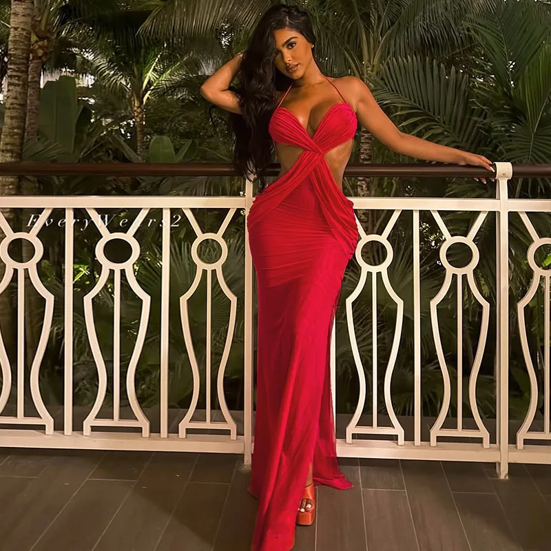 Hot Sexy Women's Backless Drape Wrap Hip Skirt hang Neck Wrap Breast Cross Solid Color Long Dress| Alibaba.com Hot Sexy Women's Backless Drape Wrap Hip Skirt hang Neck Wrap Breast Cross Solid Color Long Dress| Alibaba.com