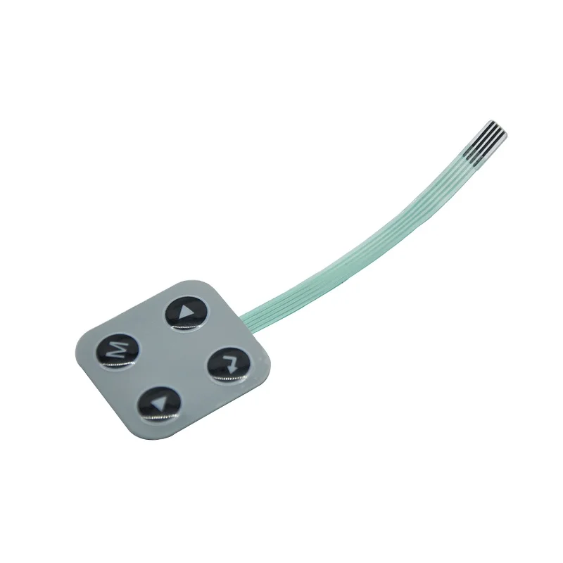 Пользовательские тактильные матрицы 4 рельефные кнопки 2x2 мембранный переключатель