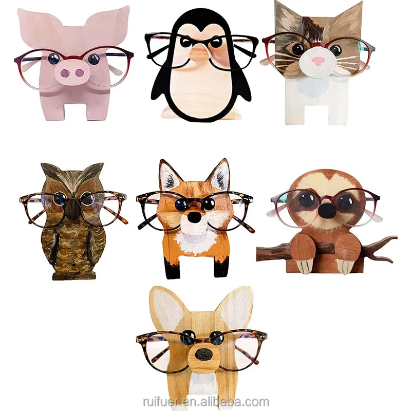 wholesale glasses holder stand sloth cat
