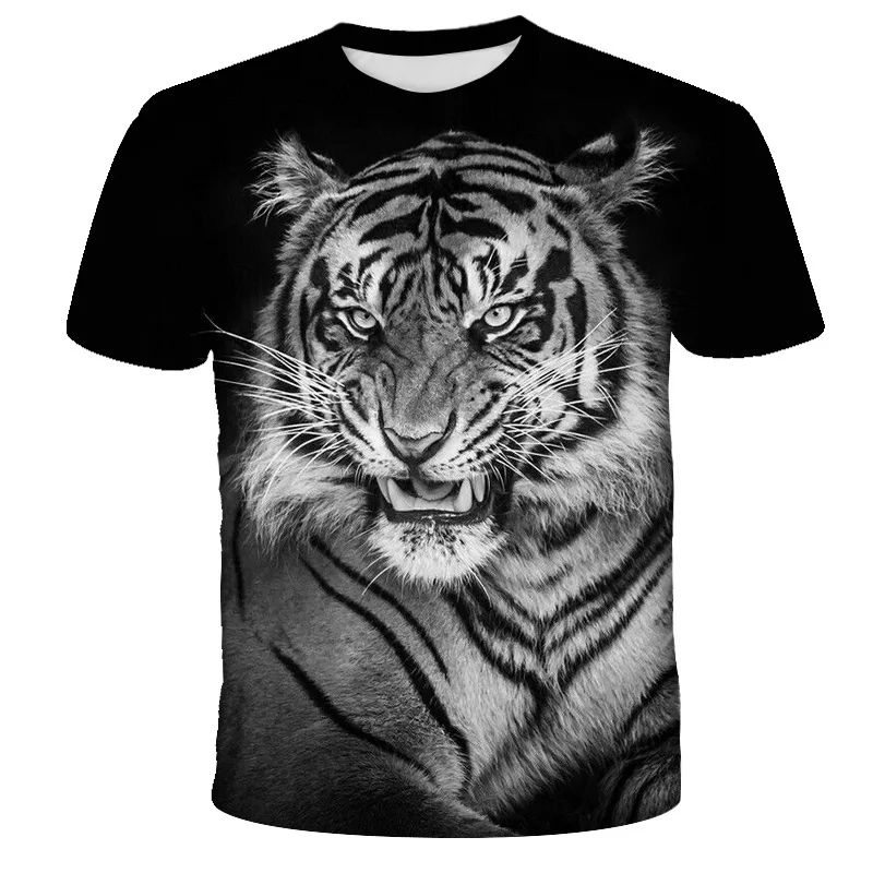  Men's T-Shirt 3D Printed Tiger Print 3Dt Shirts Short Sleeve  Casual Men's and Women's T-Shirts-S : Clothing, Shoes & Jewelry