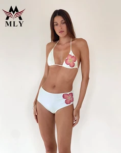 MLY 2026 New Edition Printed Sexy Swimwear Bikini Women Swimwear Bathing Suit
