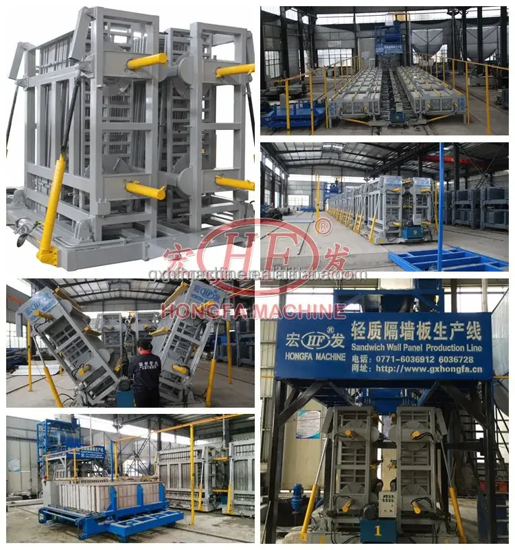 Precast Concrete Eps Panel Making Machinery Precast Concrete Wall Panel Sandwich Machine Foam Concrete Panel Machine