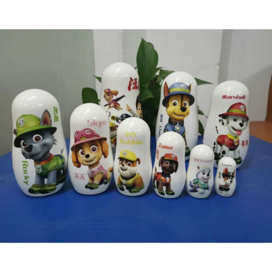 plastic matryoshka dolls