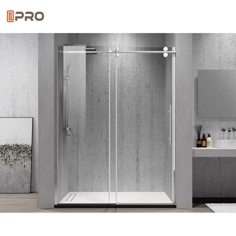 Hotel Sliding Door Interior Frameless Toilet Glass Door Standard Size Aluminium Bathroom Doors Design