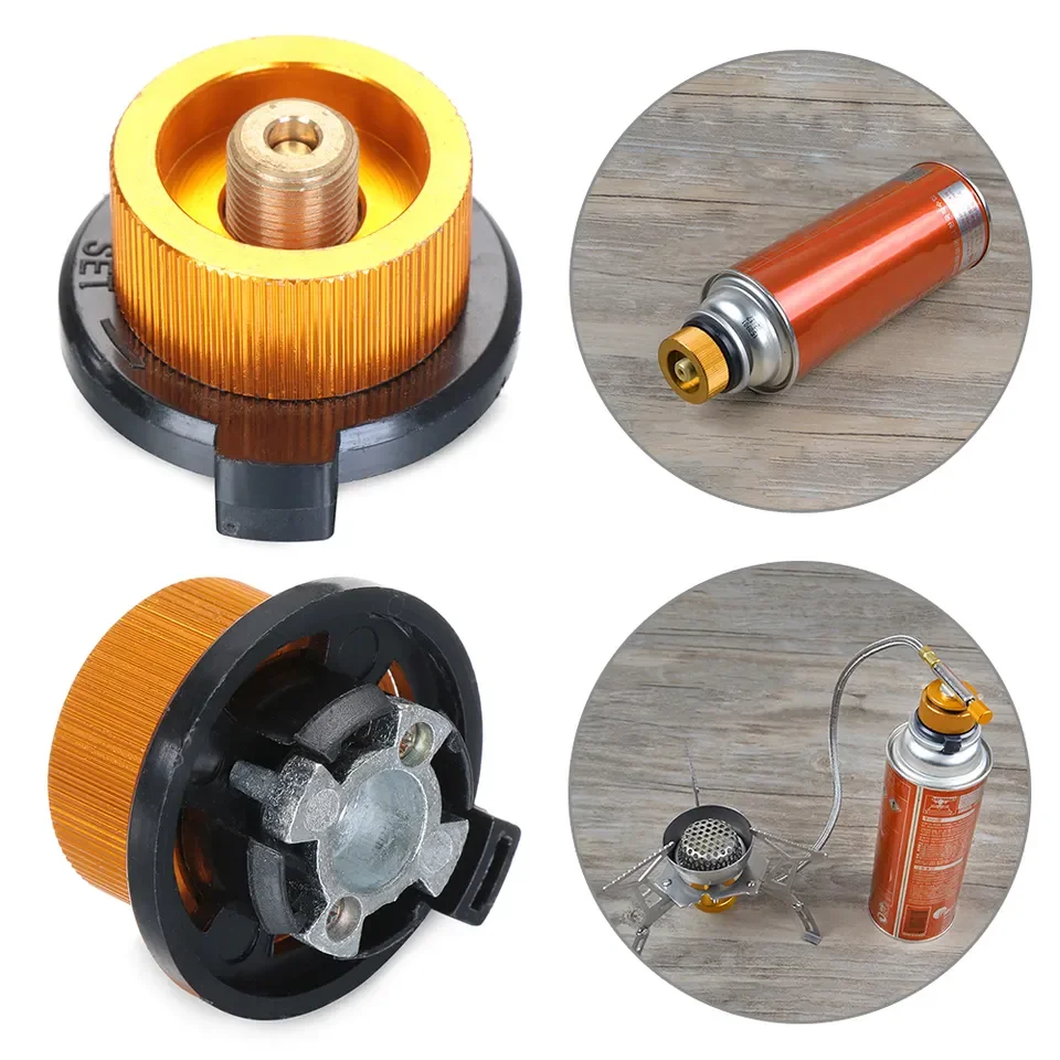 Adaptateur De Gaz Butane Pour Réchaud De Camping, Adaptateur De Gaz Butane Pour Rechaud De Camping Adaptateur De Reservoir De Gaz Long Pour Convertir Sortie De Valve De Type Lindal 96226032