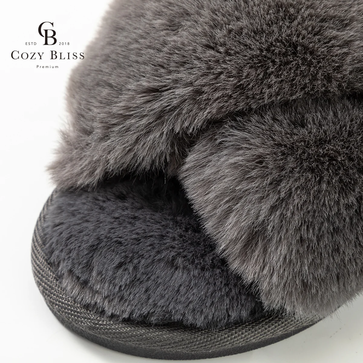 
Уютная модная обувь Bliss Amazon, женские тапочки, меховые шлепанцы с перекрестным мехом, женские тапочки, шлепанцы с открытым носком, мюли, пушистые шлепанцы для дома 