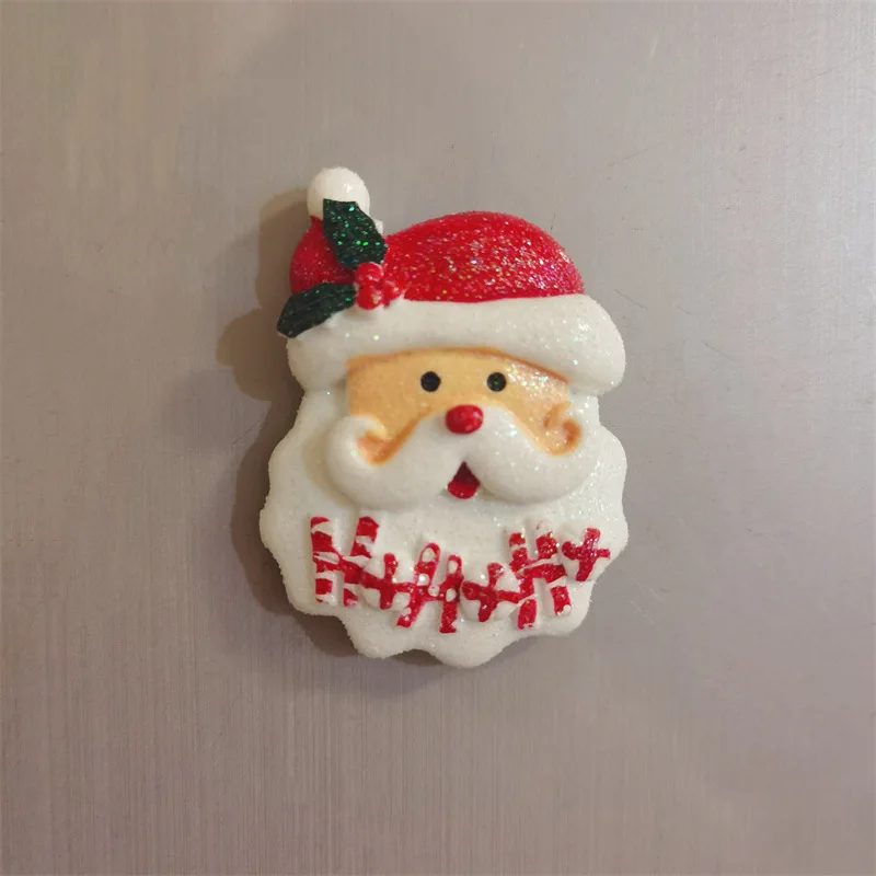 New Year Christmas old man first refrigerator sticker cross-border gift creative magnetic sticker three-dimensional window manufacture