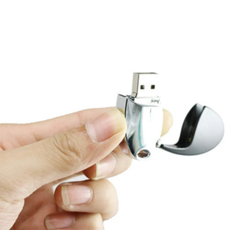 Customized 1gb 2gb 4gb 8gb 16gb Swivel Usb Flash Drive Round Shape Metal Usb Key Usb Stick Memory Pendrive - ANKUX.COM