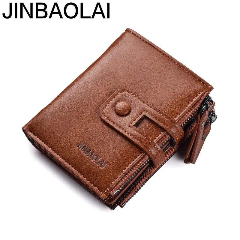 jinbaolai 3803 pu leather men wallet Alibaba