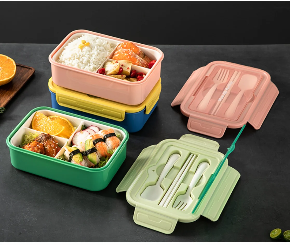 Microwaveable Lunchboxes For Students To Work Separated Portable ...