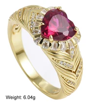 OEM 925 sterling silver rings fine jewelry zircon promise engagement rings 18k gold plated heart shaped zircon ring