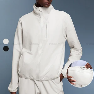 Wholesale Custom Women's Jackets Long Windproof Zip up Casual Activewear Autumn Outdoor Running Sports Jacket for Women Winter