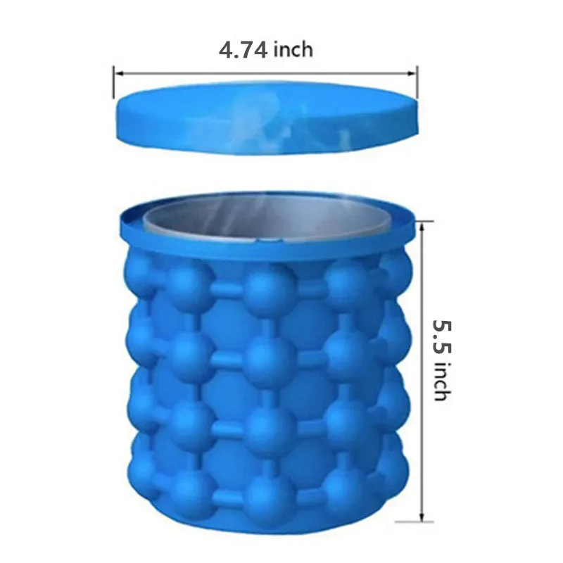 Standard plastic Silicone Ice Genie Ice Cube Maker, For Home, Packaging  Type: Box