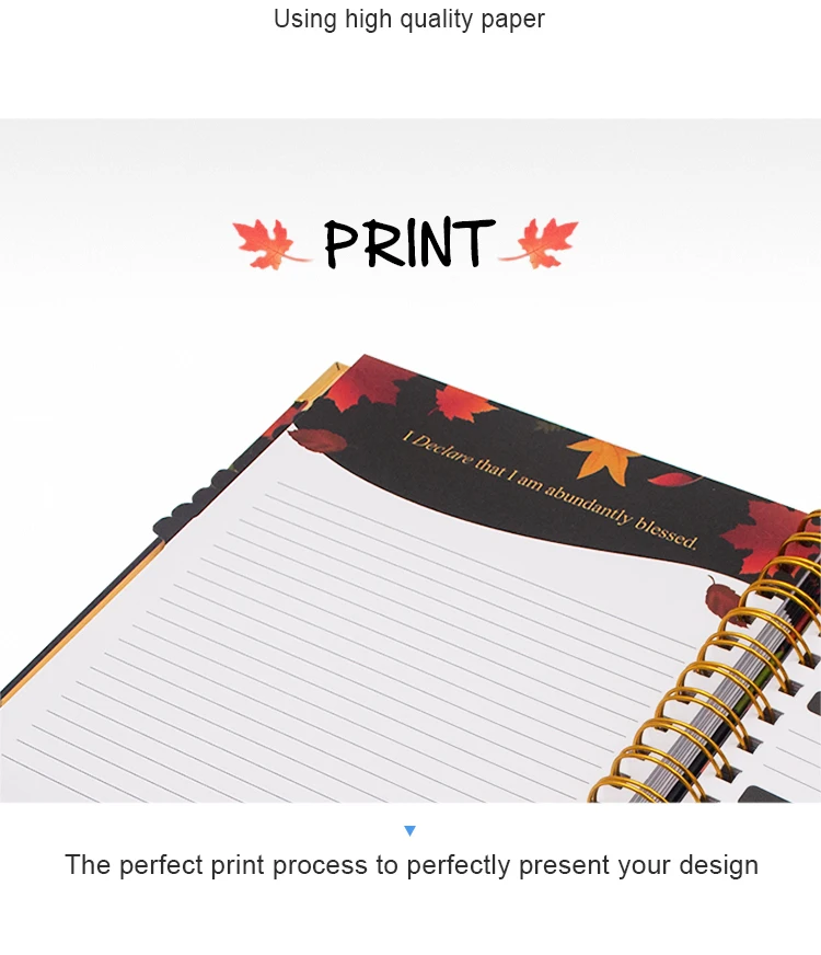 2025 Cuadernos Custom Printing Notebook Self Care Journal YO Binding Daily Weekly Planner Set with Thanks You Cards factory