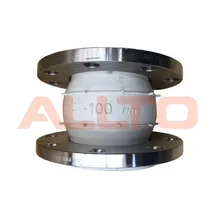 Factory Supply White Rubber Food Grade Flange Type Rubber Bellows Expansion Joint Single Sphere
