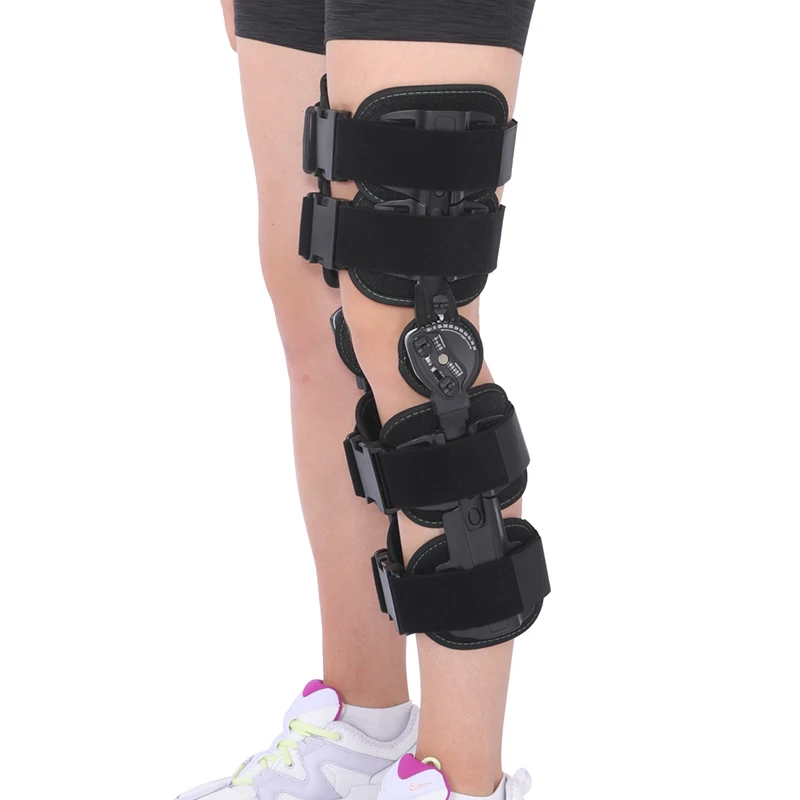 TJ-KM006 Professional Sports Gym Knee Brace Cotton Patella Osteoarthritis Adjustable Protective for Medical Use Direct Factory