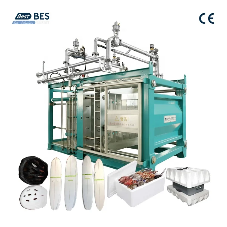 Automatic EPS Foam Injection Molding Styrofoam Machine for Container Fish Ice Cooler Vegetable Box Making Production Line