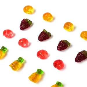 Wholesale Gummies Custom Soft Fruity Multi-Colored Fruit Shape  Children's Snacks  Gummy Candy