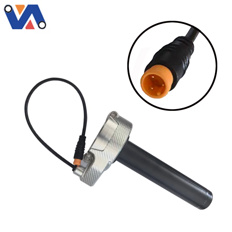 دسته‌ی گاز سه پین CNC با قابلیت پیچش، برای دوچرخه‌های برقی OUXI V8 فت‌بایک و فت‌بوی/سوپر۷۳