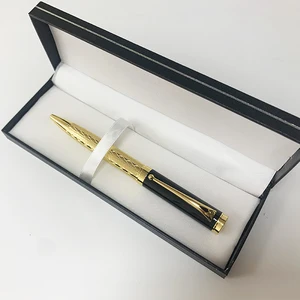 Promotion Luxury Business Gift Gold Metal Ball Pen with Custom logo Office SuppliesTwist Metal Ballpoint Pen Set with Pen Box