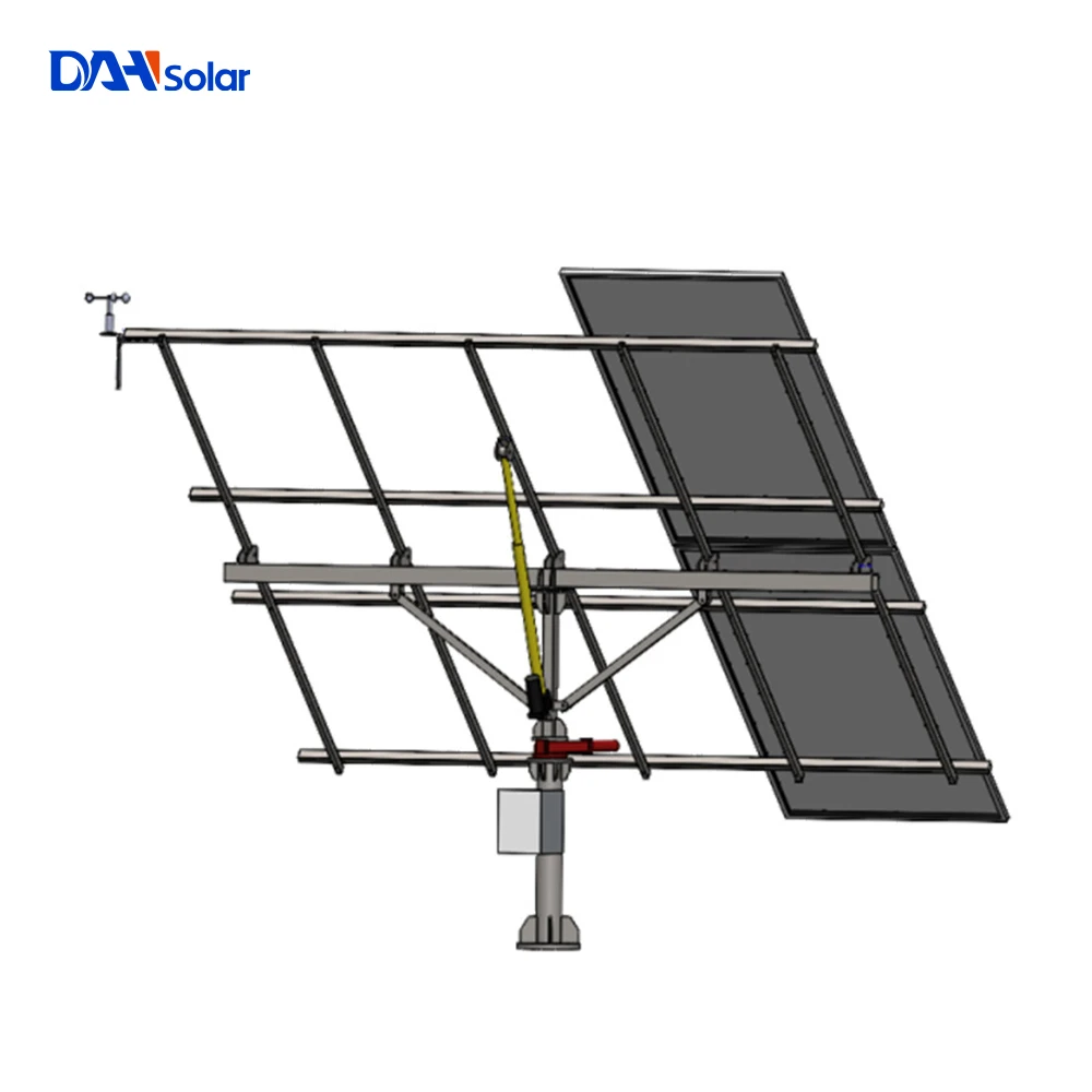 DAH Solar Dual Axis Solar Tracking System Galvanized Steel Solar Mounting Bracket