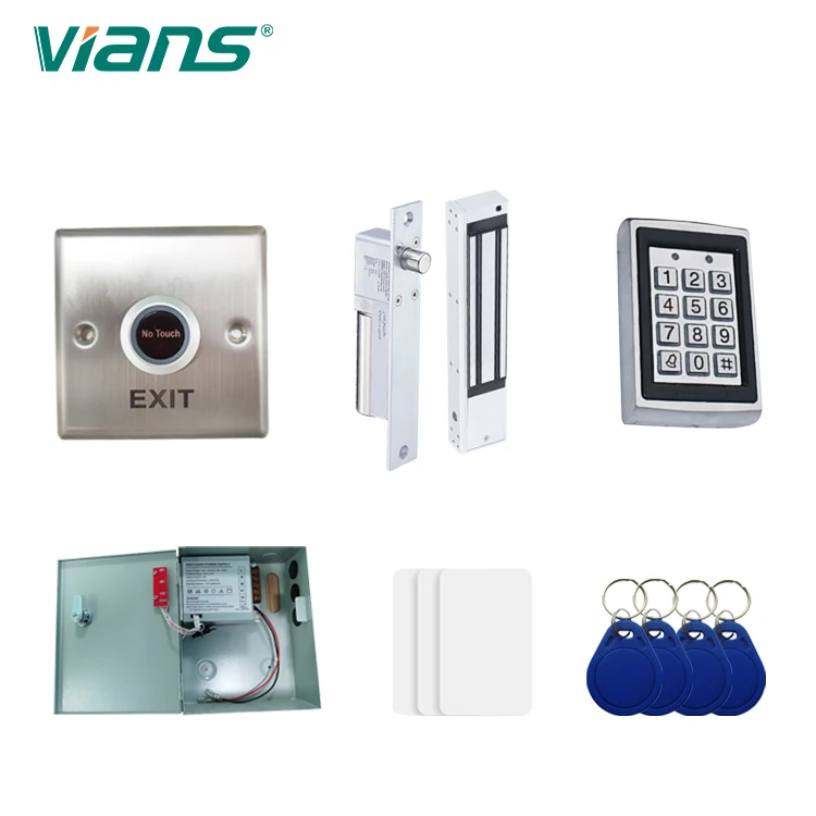 Electric Magnetic Lock Access Control System Control  With RFID  Keypad No Touch Access Kit