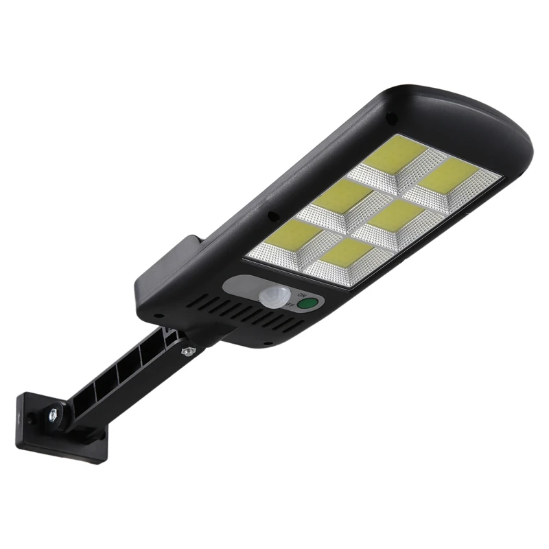Intelligent Motion Sensor Safe Fast Charging All in One Round Warehouse Street Solar COB Decoration Garden Camping Lighting Lamp