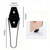 Black diamond-shaped bracket