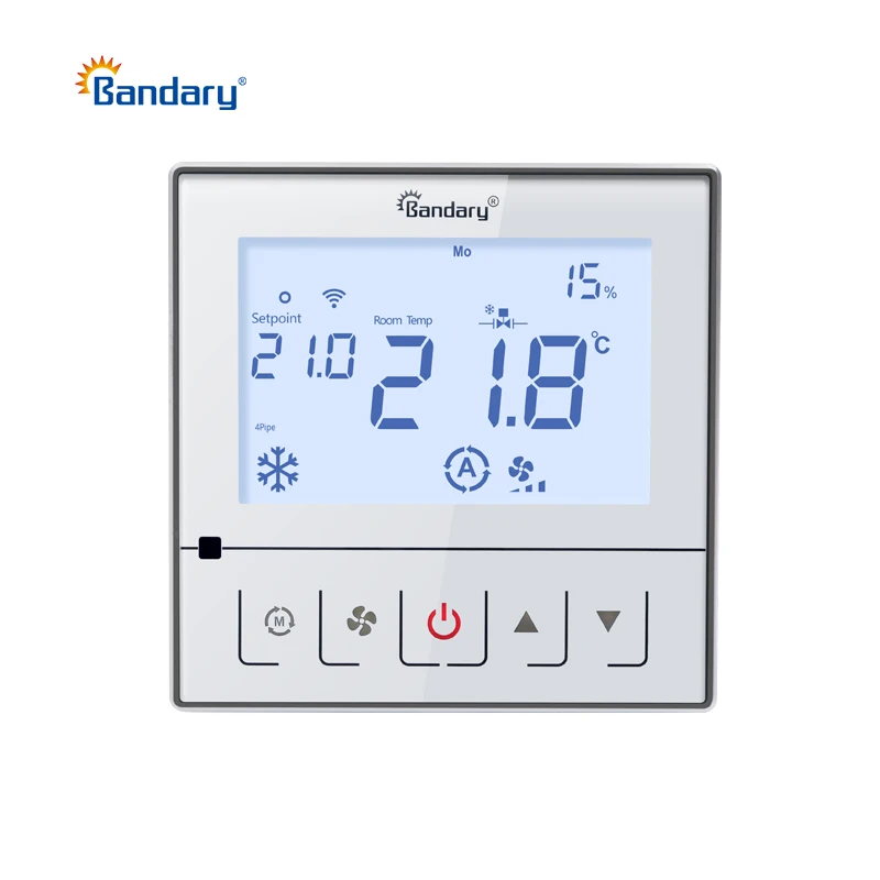 Bandary Programmable Room Temperature Regulator Smart Room Electric Heating Digital Touch Screen Room Thermostat For Floor Heati