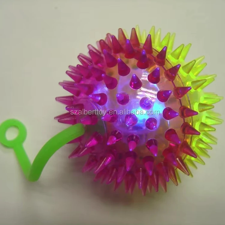 yoyo Two Tone Flash Spiky Bounce Ball
