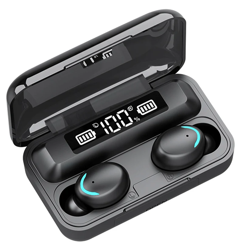 High Quality Big Battery Capacity Bt Truely Wireless Tws Earbuds Air Ear Buds Pods Earphones Headphones With Power Bank Charger Buy Power Bank Wireless Earphone Headphone Blue Tooths Wireless