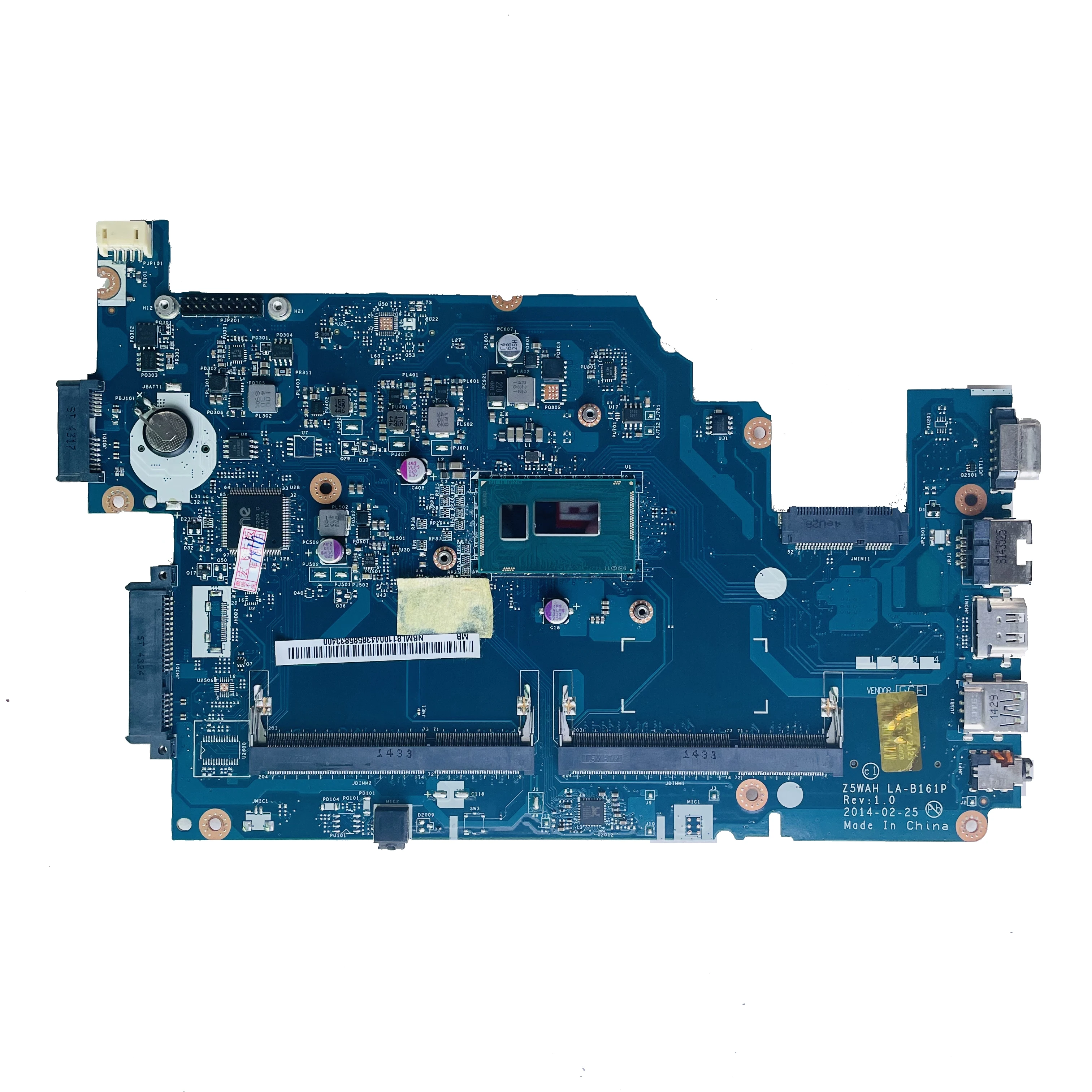 For ACER E5-571 E5-571P Laptop Motherboard DDR3L I5-4210U  NBML811004 Z5WAH LA-B161P 100% Tested Fast Ship