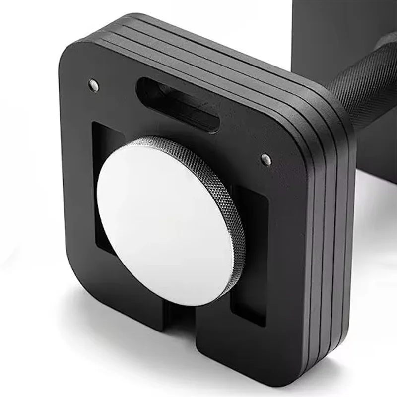 BunnyHi YL004 Quick-Lock Square Weight Adjustable Dumbbell Set Non-Slip Dumbbell Strength Training for Home Square Weight Plates