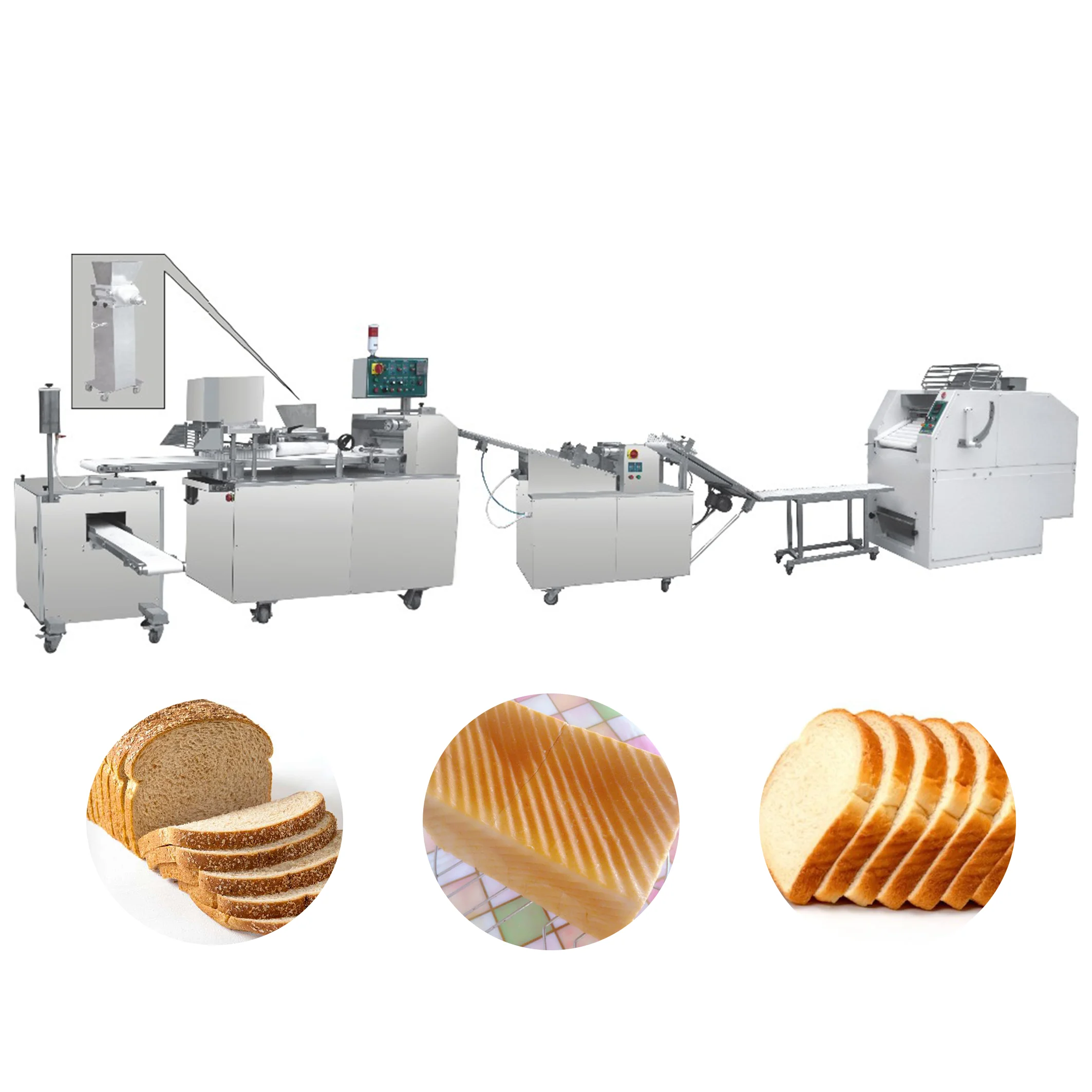 YC-868 Hot Sale Automatic Toast Bread Machine With Toast Production Line