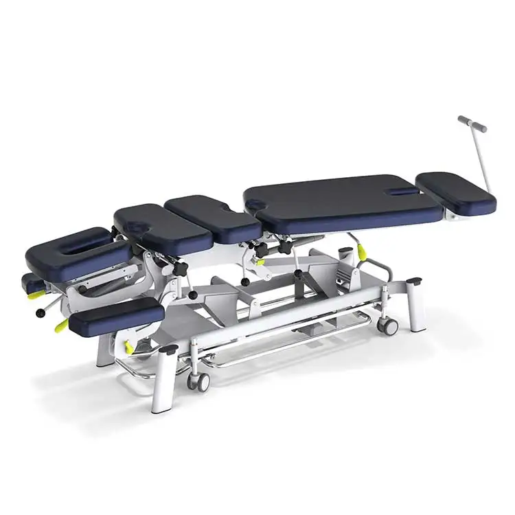 Fairworth-360  Factory Electrically Controlled Height Chiropractic Table Electric Examination Bed Back Traction Table