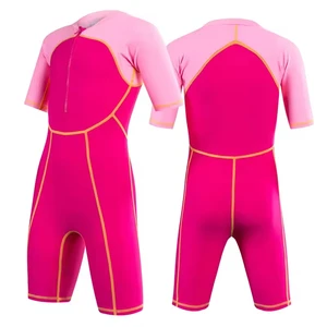 Sbart One-Piece Wet Suit Kids UV Protection Waterproof Swimming Diving Suit 0.5MM Sunscreen Warm Wetsuit for Children