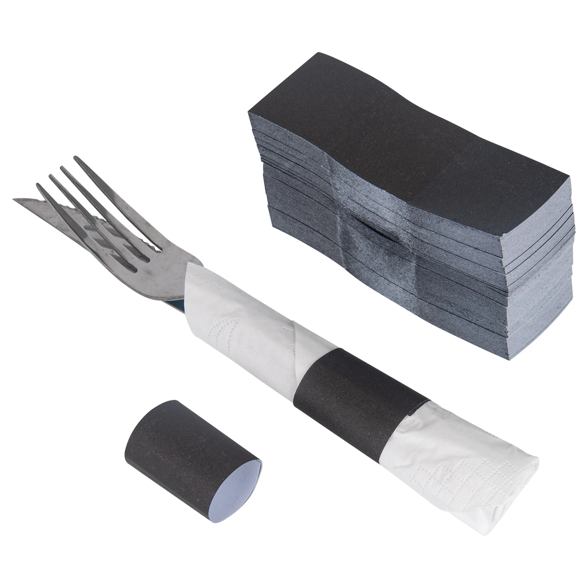 Лента для салфеток черного цвета