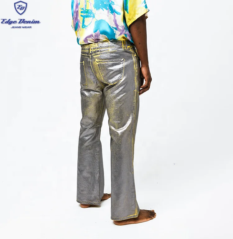 Custom Plus Size Loose Flare Denim Jeans for Men - Edge Denim 